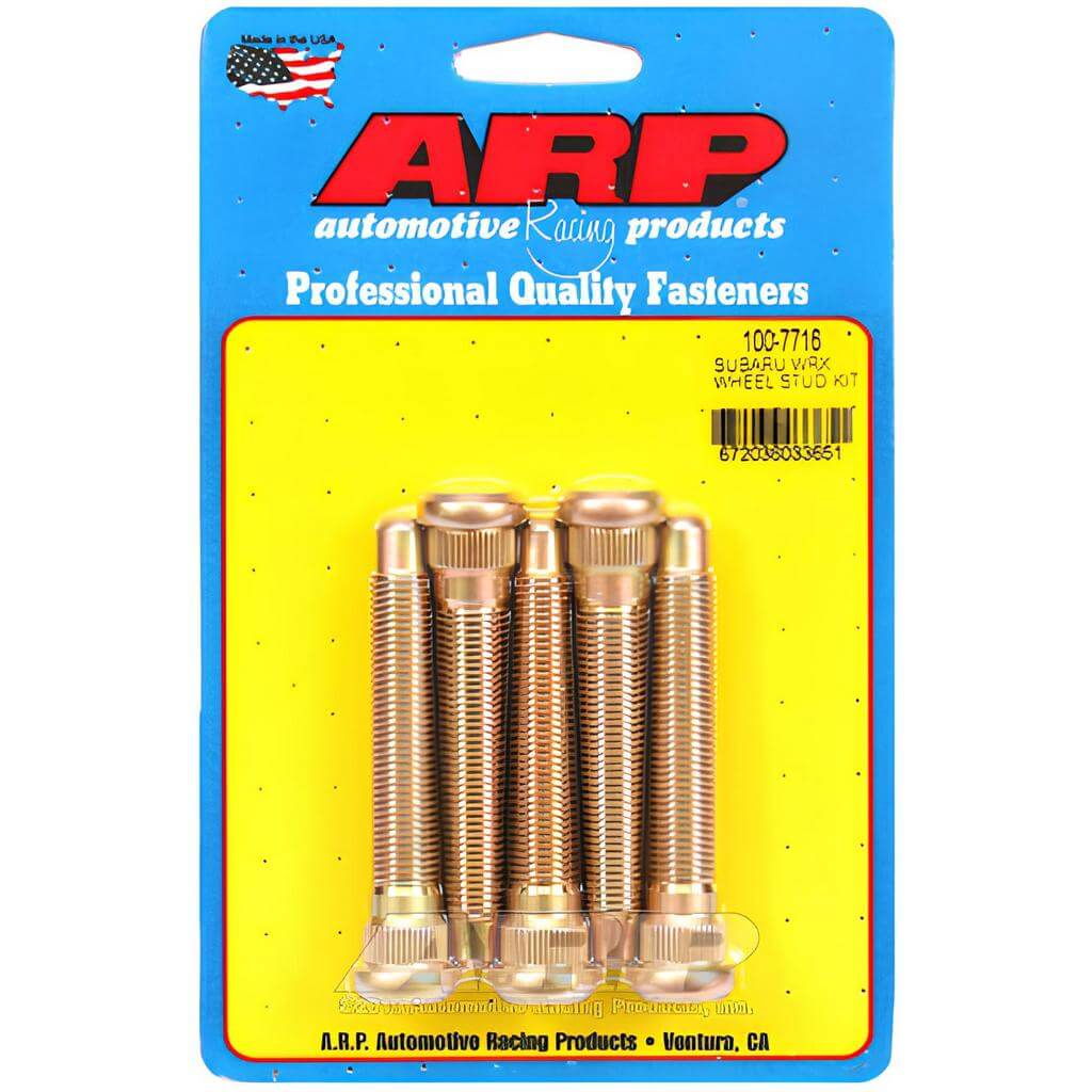 ARP 100-7716 Комплект колісних шпильок, 5 шт для SUBARU Impreza WRX (GR / GD / GG / GH) Photo-0