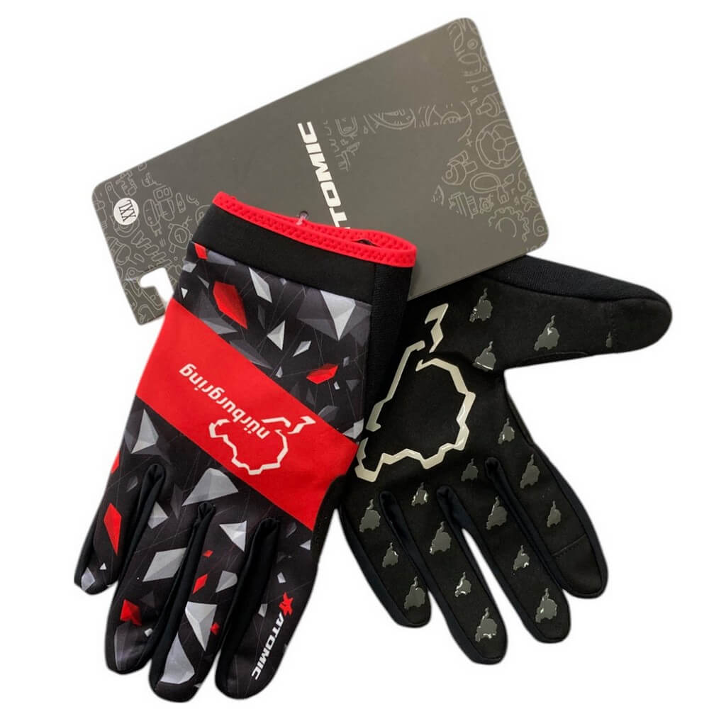 ATOMIC AT-NBRKTGLOVESSH-L Рукавички для картингу NURBURGRING EDITION , розмір L (офіційно ліцензований продукт Nurburgring) Photo-0