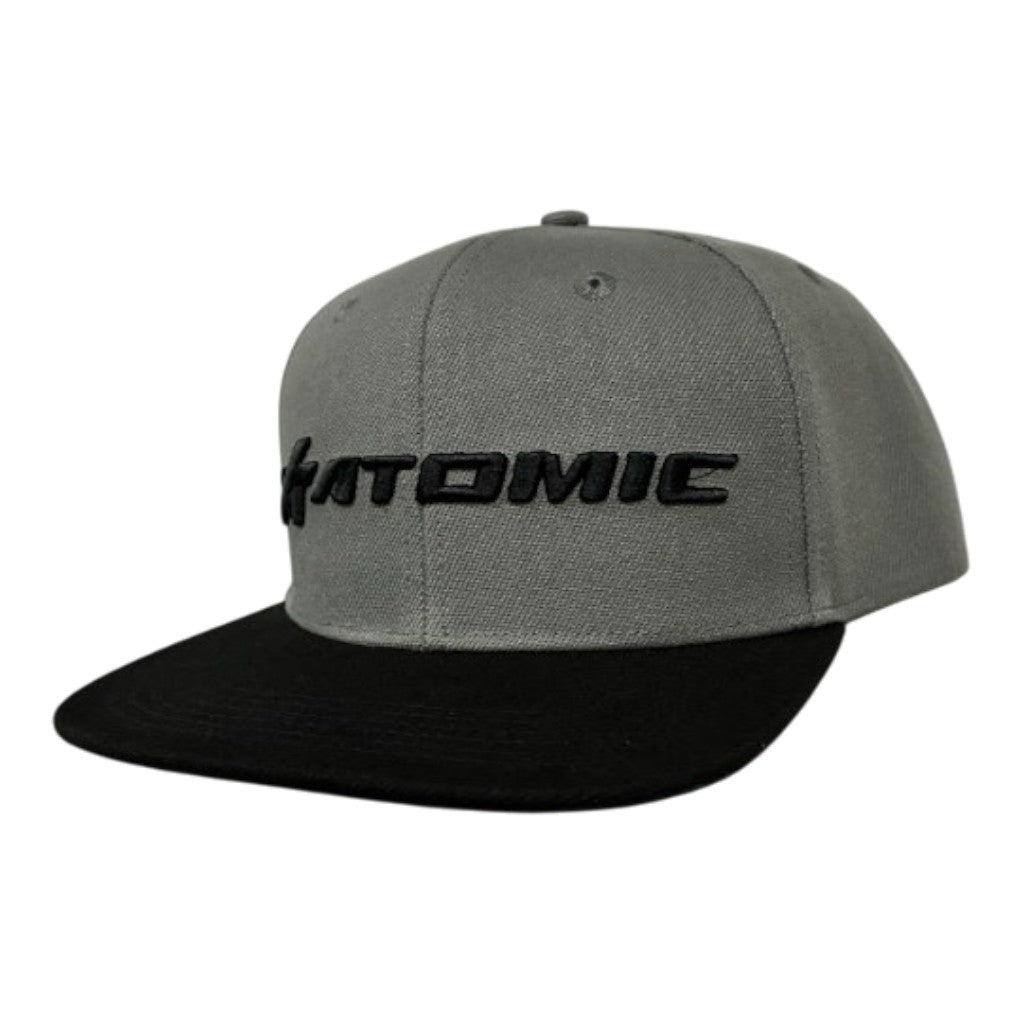ATOMIC AW.AC5010C.SB Кепка Atomic Collection сіра з чорним логотипом, універсальний розмір Photo-1
