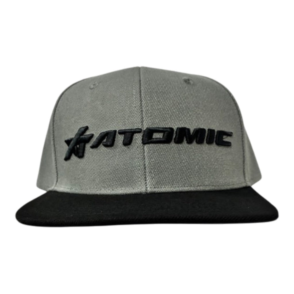 ATOMIC AW.AC5010C.SB Кепка Atomic Collection сіра з чорним логотипом, універсальний розмір Photo-2