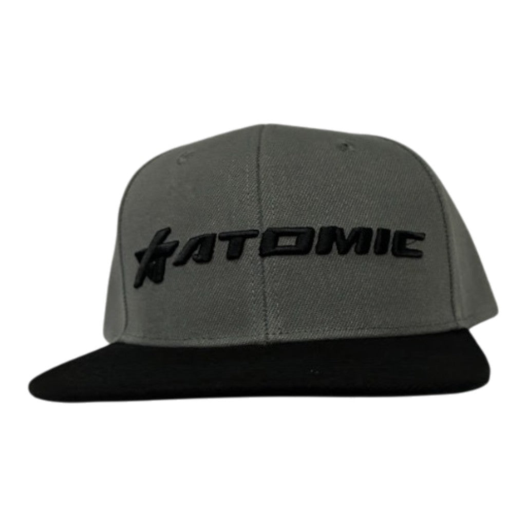 ATOMIC AW.AC5010C.SB Кепка Atomic Collection сіра з чорним логотипом, універсальний розмір Photo-4