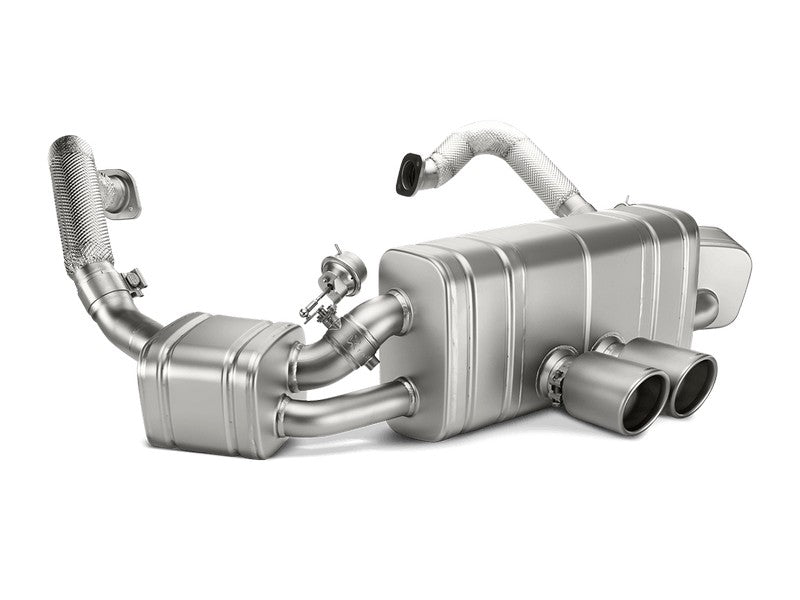 AKRAPOVIC S-PO981SO-HT/1 Вихлопна система Slip-On Line (Titanium) для PORSCHE Cayman GTS (981) / Boxster GTS (981) Photo-0