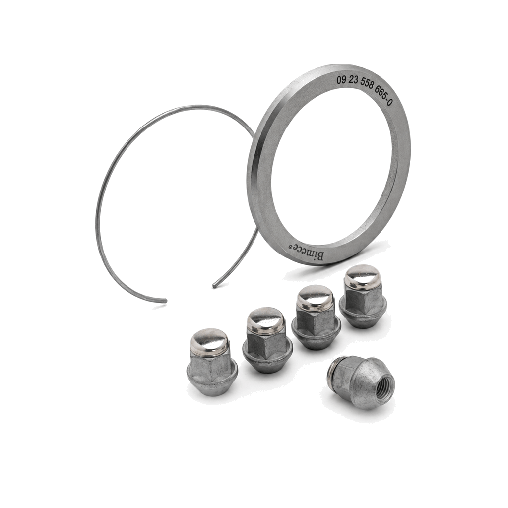 BBS B0931125# Монтажний комплект колеса, центрувальне кільце маточини 67,0/82 мм і гайка M12x1,5 конус 60 градусів Photo-0