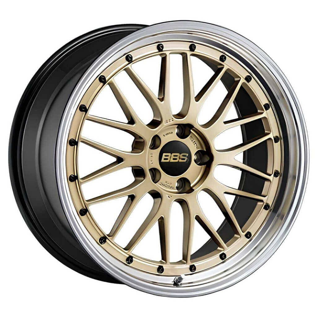 BBS LM480GLBKBD Колісний диск LM для MINI Countryman (U25) 2023, R21x8.5 ET35, 5/112.0, Золотий диск із яскравим чорним ободом Photo-0