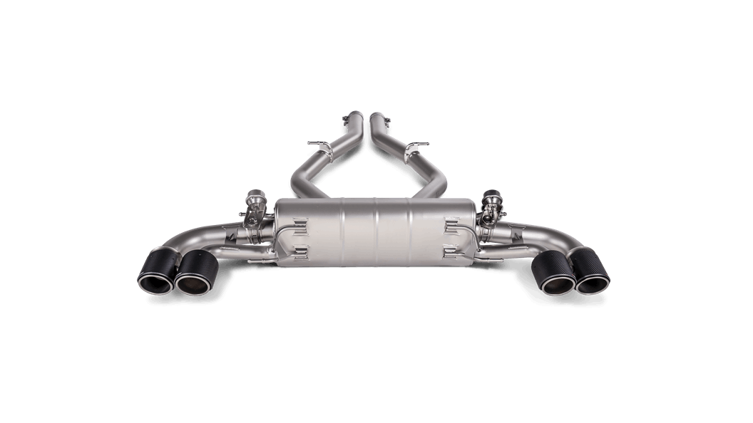 AKRAPOVIC S-AR/TI/7H Вихлопна система Slip-On Line (Titanium) ALFA ROMEO Giulia Quadrifoglio 2018-2020 рр. Photo-1