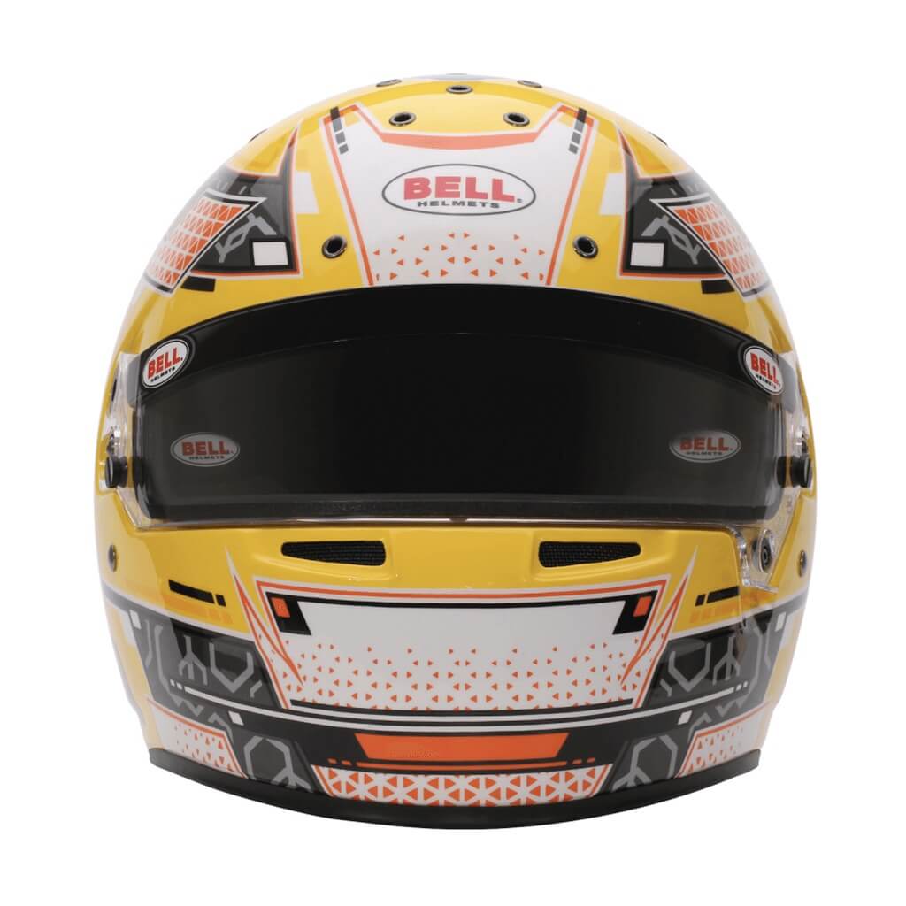BELL 1310C04 Шолом для картингу RS7-K Stamina, Антрацит / Жовтий, FIA 8878-2024 / K2020, Розмір XL (61-61+) Photo-2