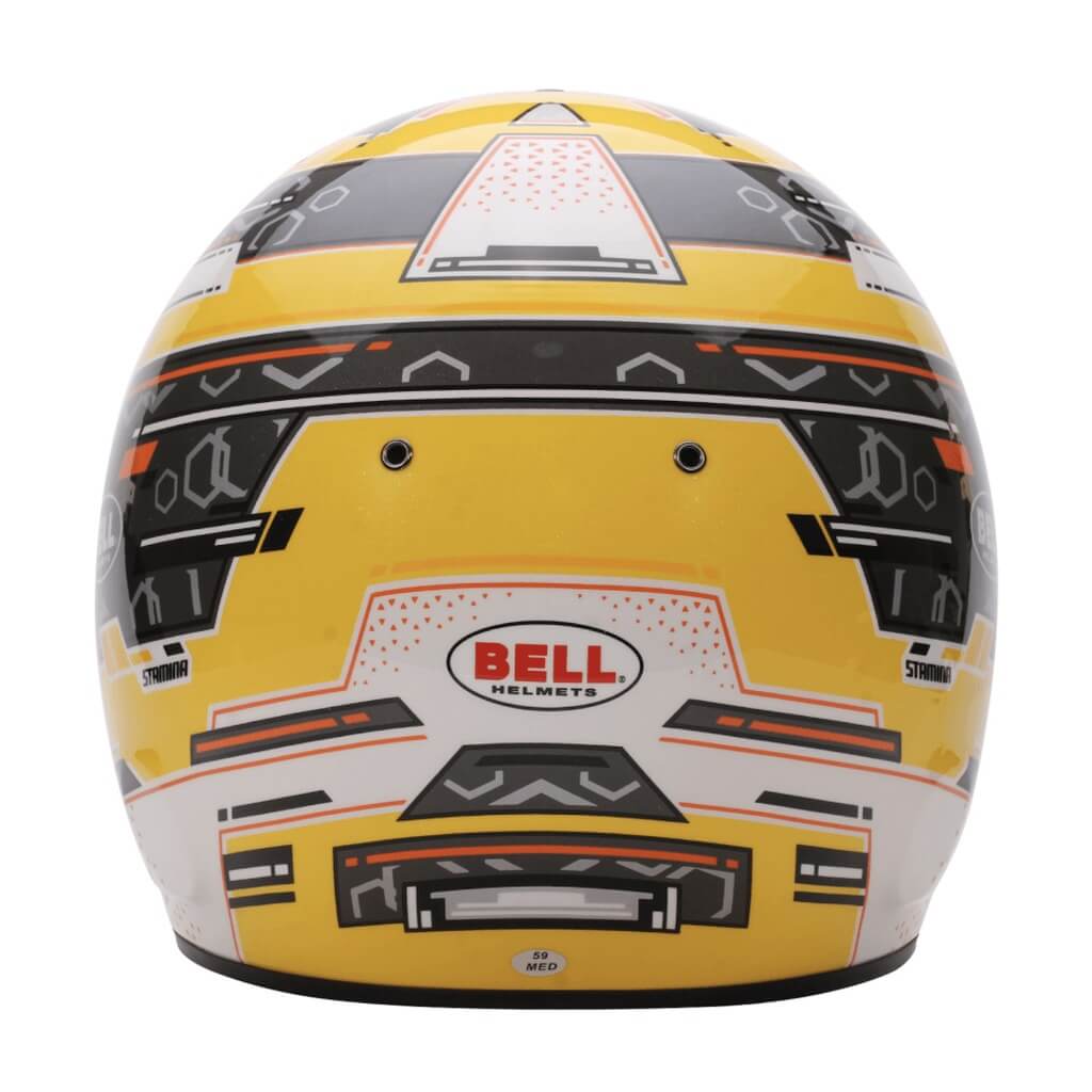 BELL 1310C02 Шолом для картингу RS7-K Stamina, Антрацит / Жовтий, FIA 8878-2024 / K2020, Розмір M (58-59) Photo-3