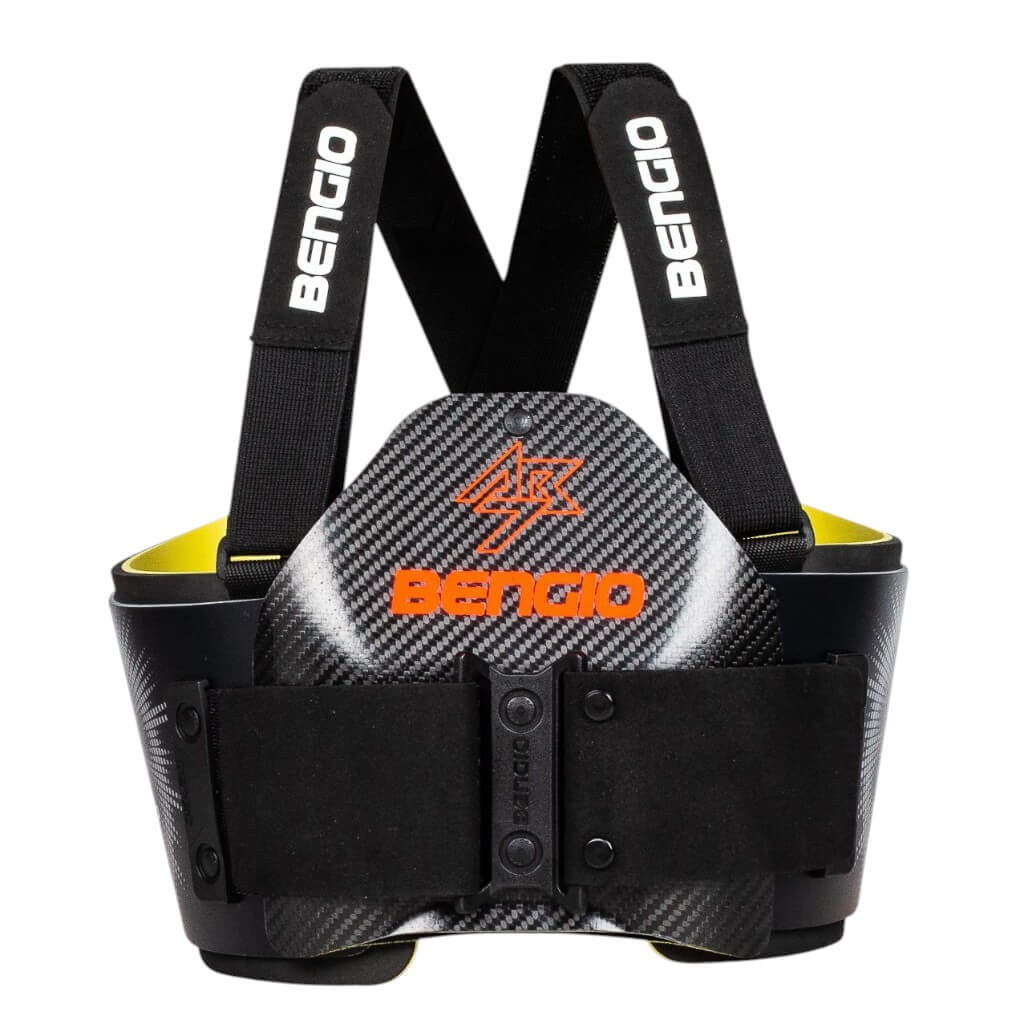 BENGIO AB7SMBO Захист ребер для картингу Bumper AB7, FIA 8870-2018, Чорний / Помаранчевий, Розмір S/M Photo-0