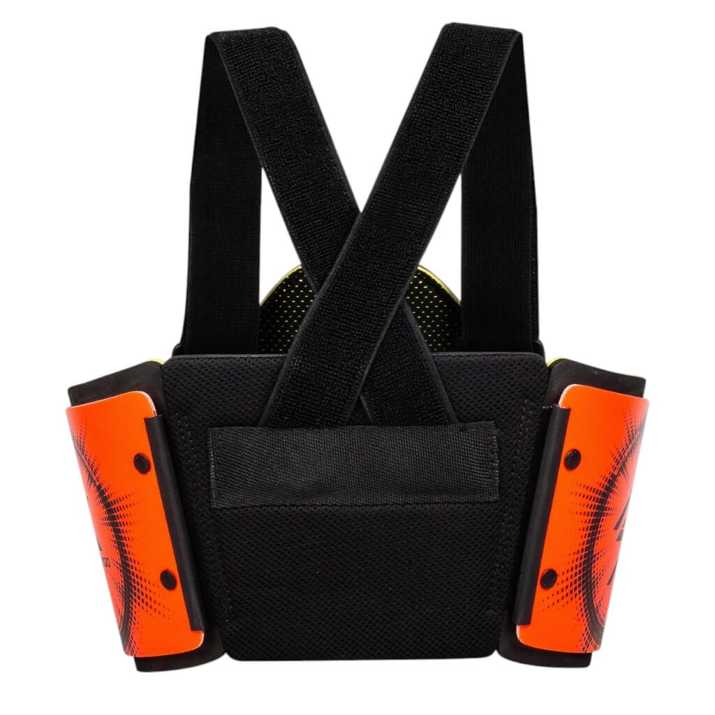 BENGIO AB7SMBO Захист ребер для картингу Bumper AB7, FIA 8870-2018, Чорний / Помаранчевий, Розмір S/M Photo-2