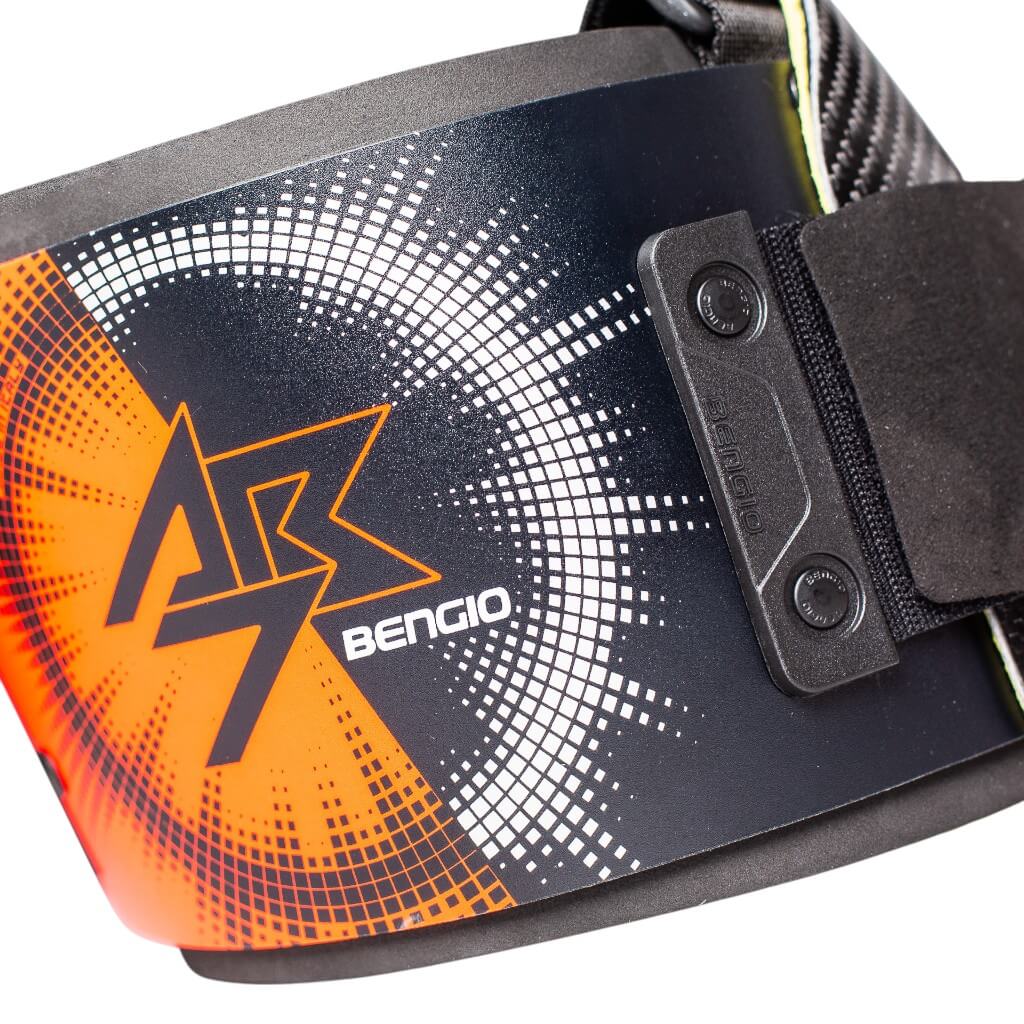BENGIO AB7SMBO Захист ребер для картингу Bumper AB7, FIA 8870-2018, Чорний / Помаранчевий, Розмір S/M Photo-3