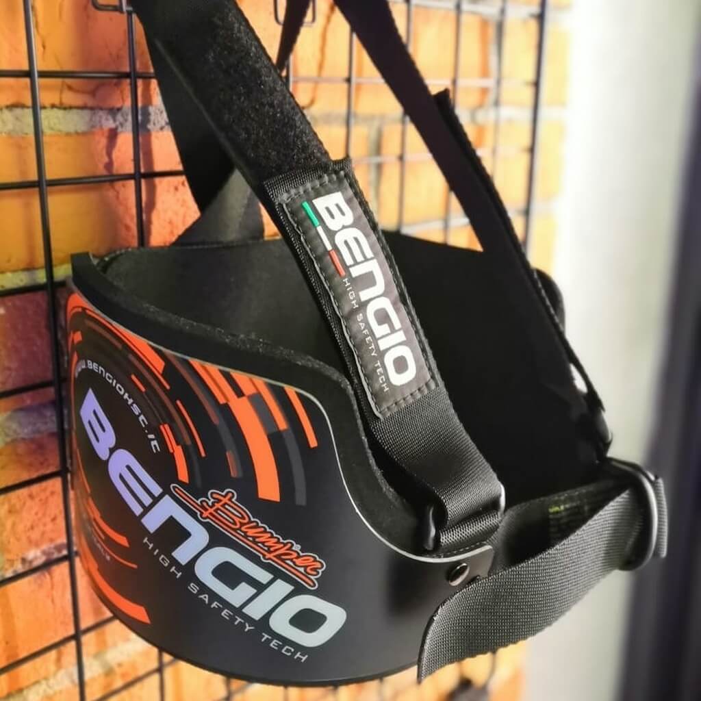 BENGIO STDLDSMBO Захист ребер жіночий для картингу Bumper Lady, Чорний / Помаранчевий, Розмір S/M Photo-2