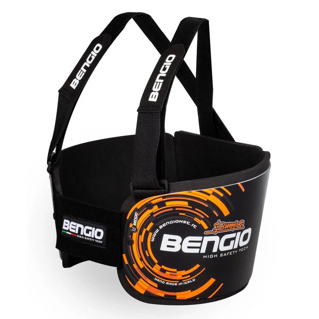 BENGIO STDXXSBO Захист ребер для картингу Bumper, Чорний / Помаранчевий, Розмір XXS Photo-1