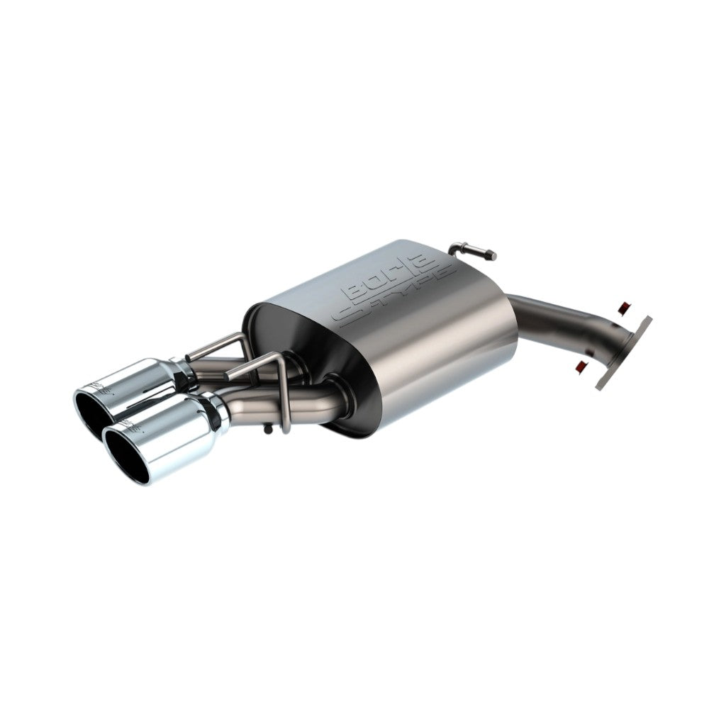 BORLA 11988 Вихлопна система Axle-Back 2.25", 2.00", S-Type (насадки 3.5", світлий хром) для TOYOTA Camry SE / XSE 2025 Photo-0
