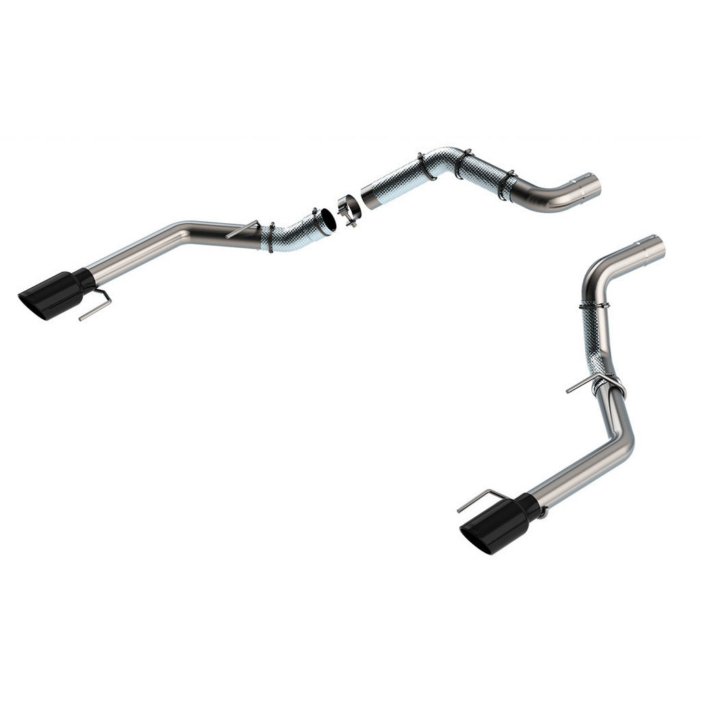 BORLA 60727BC Комплект заднього вихлопу 3" (наконечники 4.5", чорний хром) для FORD F-150 Raptor 2021- / Raptor R Photo-0
