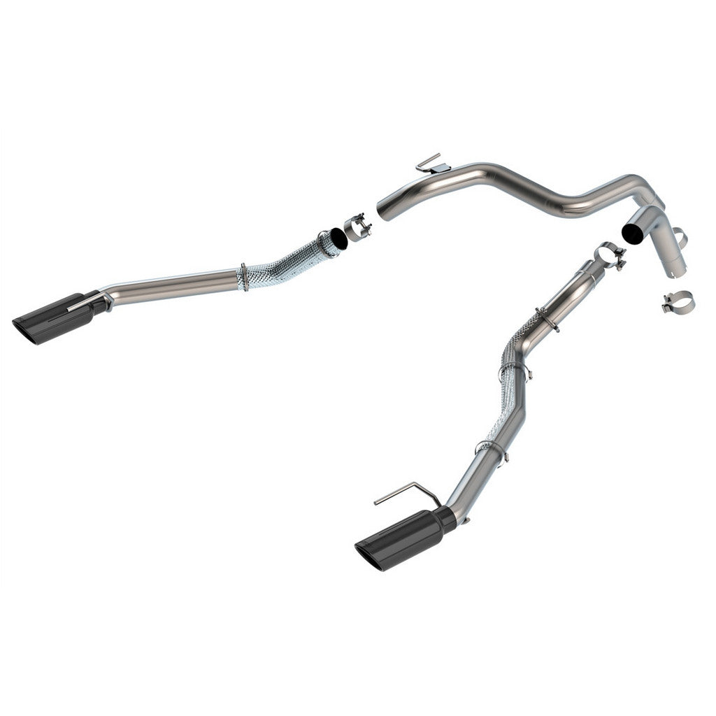 BORLA 60743BC Вихлопні труби 2.75" (наконечники 4", чорний хром) для FORD Ranger Raptor 2024– Photo-0