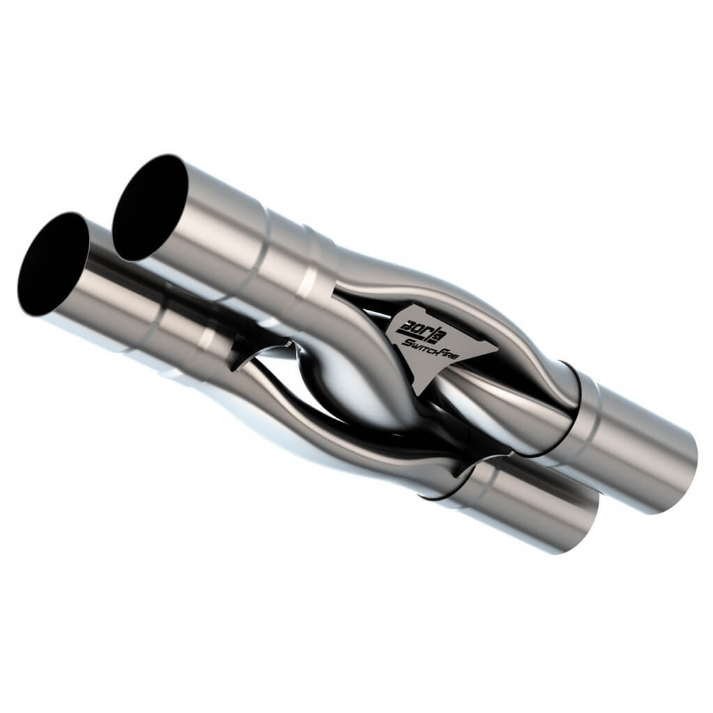 BORLA 60746 Універсальна X-подібна труба SwitchFire, 3" (без насічок) Photo-0