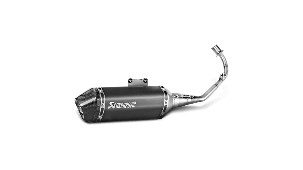 AKRAPOVIC S-VE125R2-HZBL Вихлопна система Racing Line (SS) для Vespa Primavera 125ie 3V 2017-2019 Photo-0