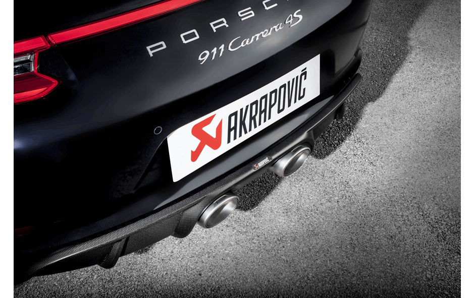 AKRAPOVIC DI-PO/CA/3 Дифузор задній (карбоновий/матовий) для PORSCHE 991.2 Carrera S/4/4S/GTS Photo-1