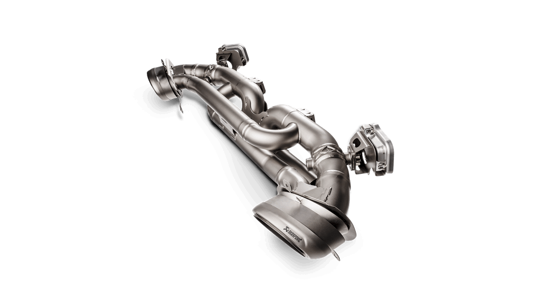 AKRAPOVIC S-PO/TI/14 Вихлопна система Slip-On Race Line (титан) для PORSCHE 911 Carrera /S/4/4S/GTS/Cabriolet (992) 2019-2024 Photo-0
