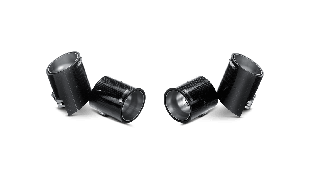 AKRAPOVIC TP-CT/5 Насадки вихлопної системи для BMW E82 1M (карбон) Photo-0