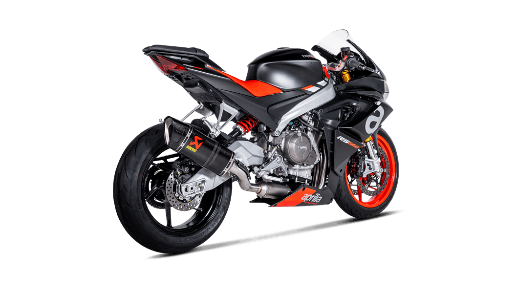 AKRAPOVIC S-A6R3-APLC Вихлопна система Racing Line (Carbon) APRILIA RS 660 / TUONO 660 2021 Photo-2