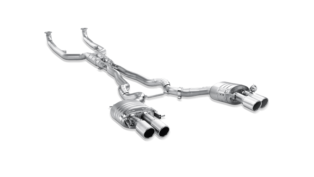 AKRAPOVIC ME-BM/T/4 Вихлопна система Evolution для BMW M5 F10 (без насадок) Photo-0