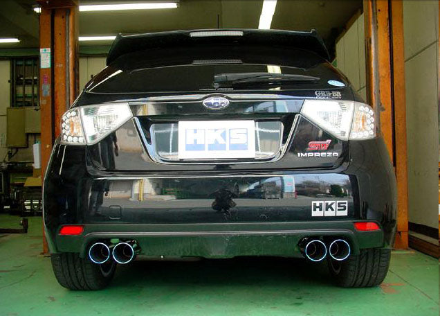HKS 31021-AF013/AF012 Вихлопна система (задня частина) Legamax Premium для SUBARU IMPREZA GRB Photo-1