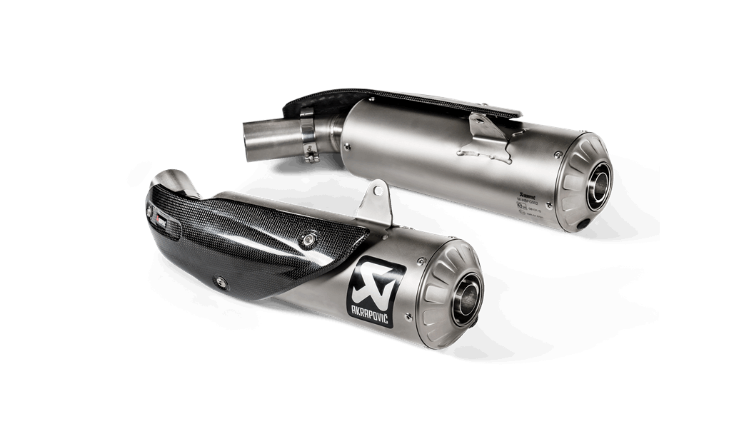 AKRAPOVIC S-D11SO4-HBFGT Глушник Slip-On Line (Titanium) для Ducati Scrambler 1100 2018-2019 Photo-0