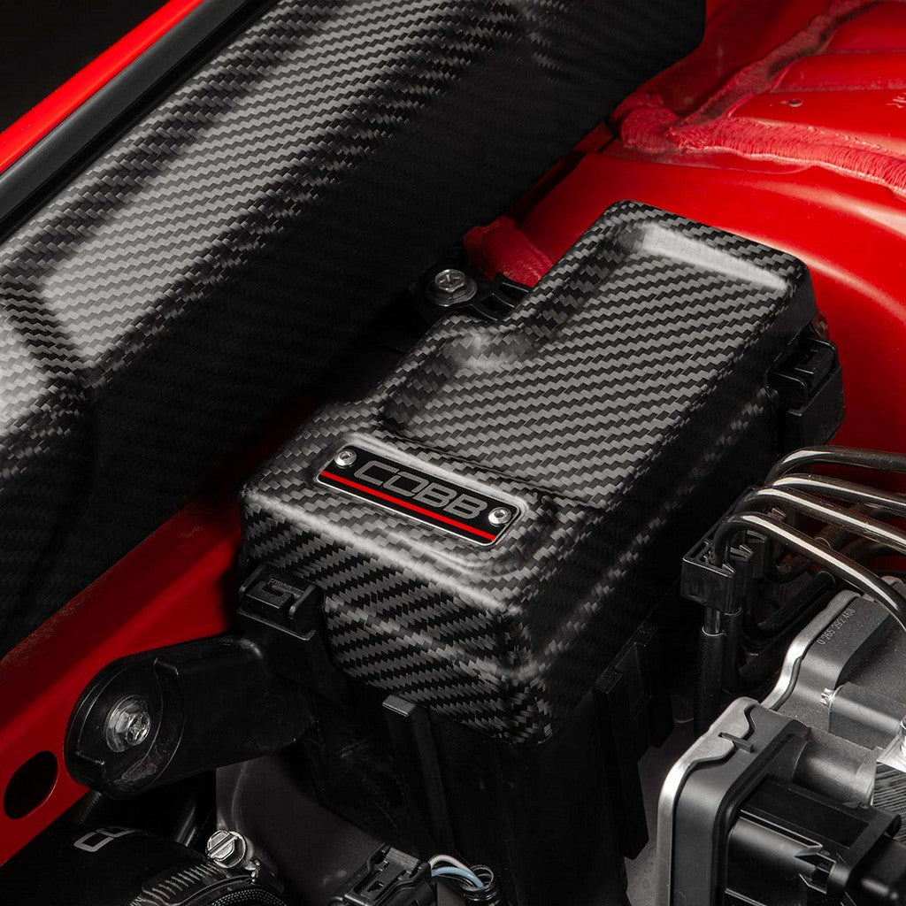 COBB 846665-Pass-RMC Кришка запобіжників з боку пасажира Redline (карбон / матовий) для SUBARU WRX (VB) 2022- Photo-4