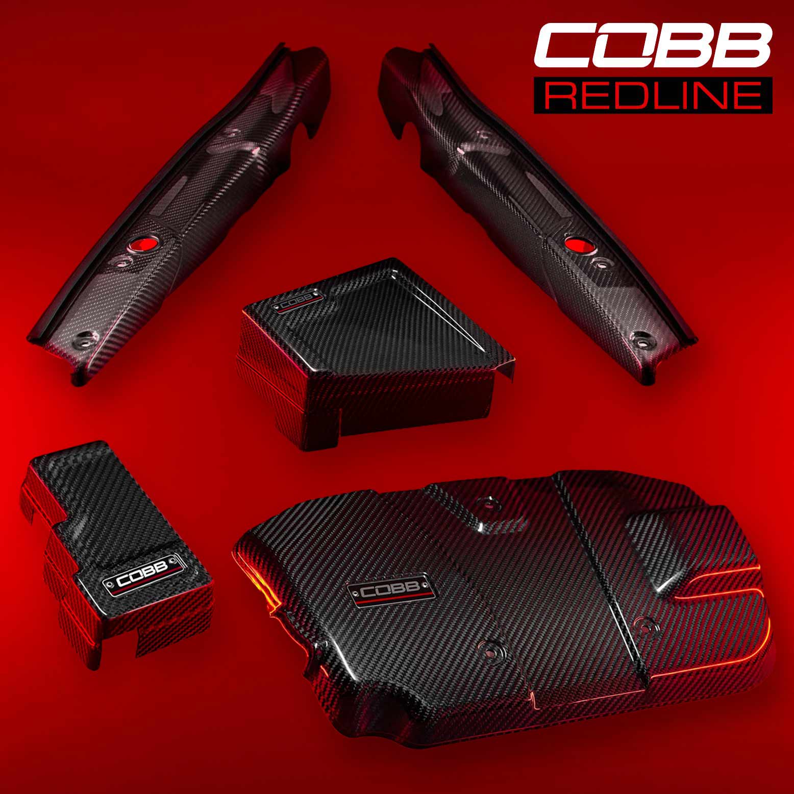 COBB SUB006REDED Комплект карбонових накладок Redline для SUBARU WRX (VB) 2022- Photo-1