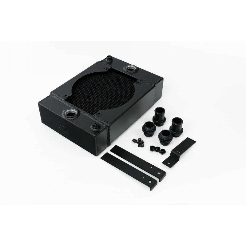 CSF 7065B Радіатор охолодження KING COOLER для Drag Race з 9-дюймовим вентилятором SPAL (чорний) Photo-1