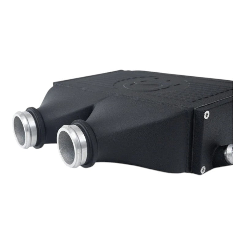 CSF 8082 Двоходовий охолоджувач наддувного повітря з верхнім кріпленням (чорний) для BMW M2 (F87) / M3 (F80) / M4 (F82 / F83) Photo-2