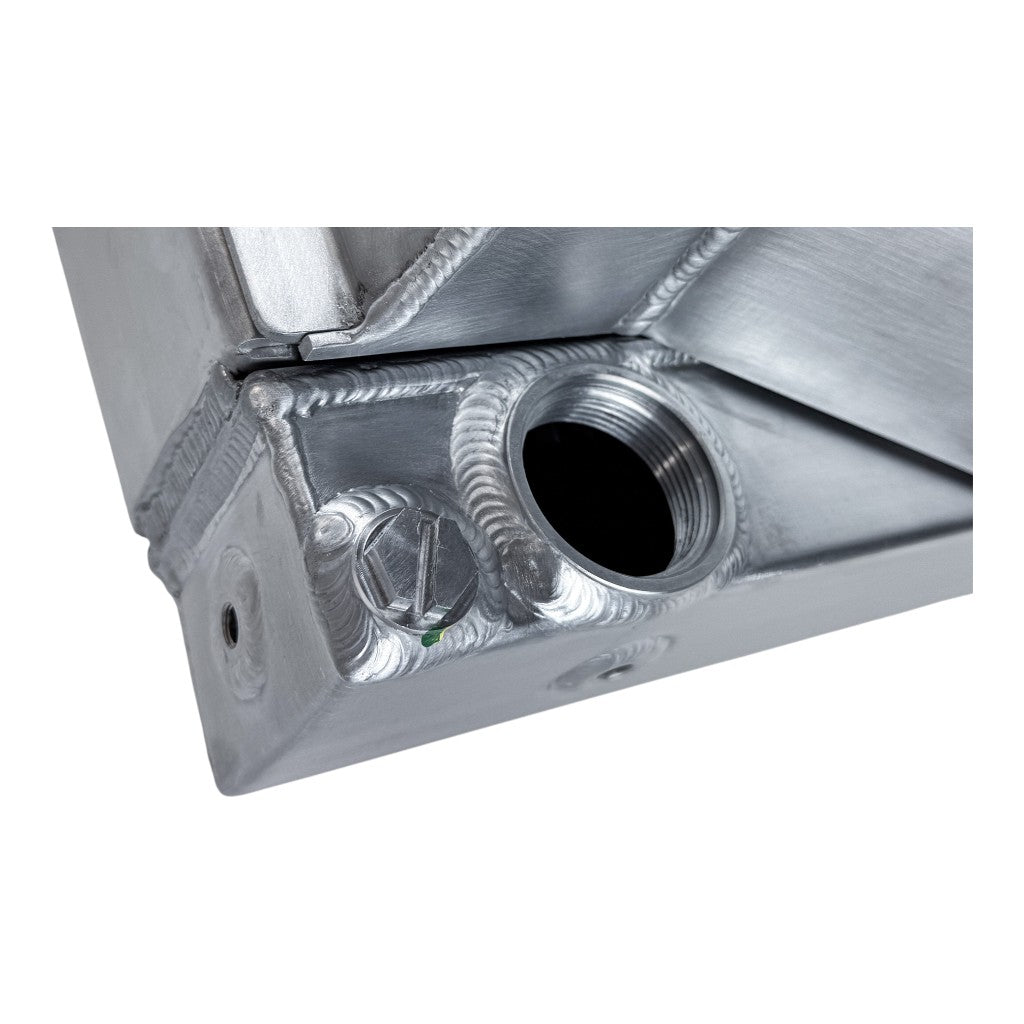 CSF 8374 Подвійний радіатор з кожухом + 14-дюймові безщіткові вентилятори SPAL і джгути проводів Photo-7