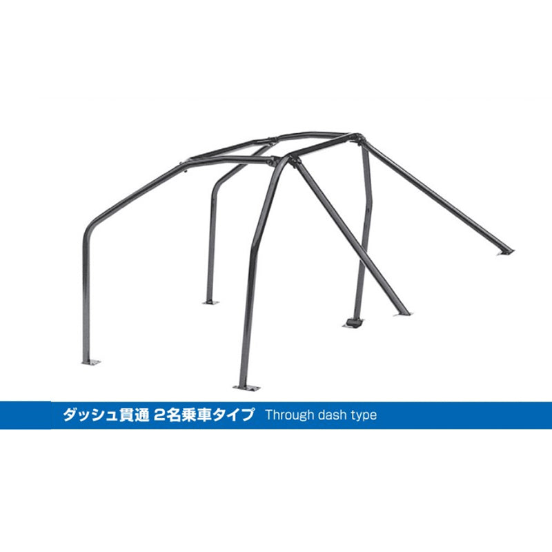 CUSCO 221 290 FS20 Каркас безпеки SAFETY 21 (7 точок, 2 пасажира, наскрізна панель) для NISSAN 180SX (S13) Photo-0