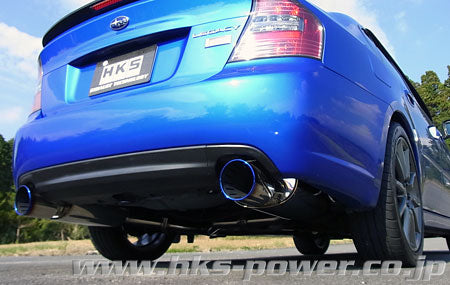 HKS 31029-AF004 Вихлопна система Super Turbo Muffler для SUBARU LEGACY (CBA-BL5) Photo-1