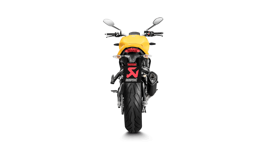 AKRAPOVIC S-D12SO8-RTBL Глушник Slip-On Line (Titanium) для DUCATI MONSTER 821 2017-2019 Photo-3