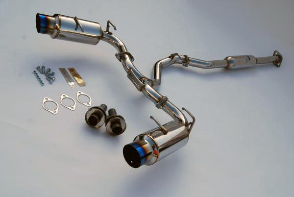 INVIDIA HS12SSTGTT Вихлопна система Catback N1 Титанові наконечники для SUBARU BRZ (ZN6), TOYOTA 86 (ZC6) Photo-0