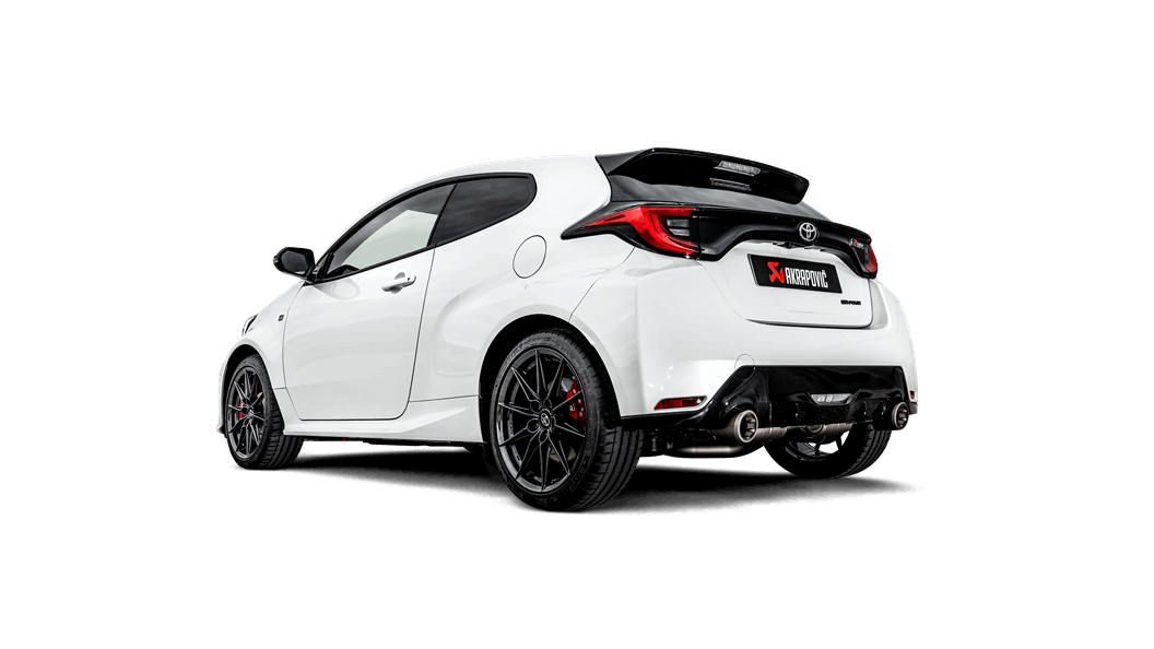 AKRAPOVIC s-TY/T/2 Вихлопна система Slip-On Race Line (Titanium) TOYOTA GR YARIS 2020 Photo-2
