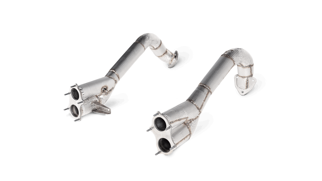 AKRAPOVIC L-PO/T/13 Лінк-пайп (Titanium) для PORSCHE Cayman GT4 (718) Photo-0