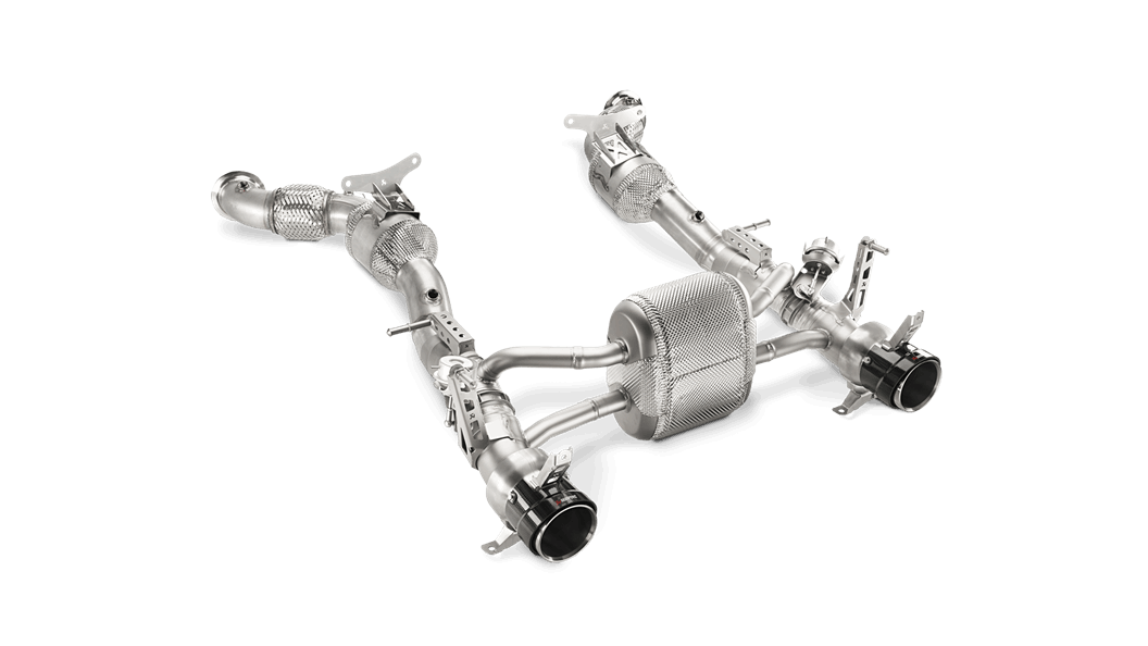 AKRAPOVIC L-FE/SS/1 З'єднувальна труба Link Pipe w Cat (SS) FERRARI 488 GTB/488 Spider 2016-2019 Photo-2