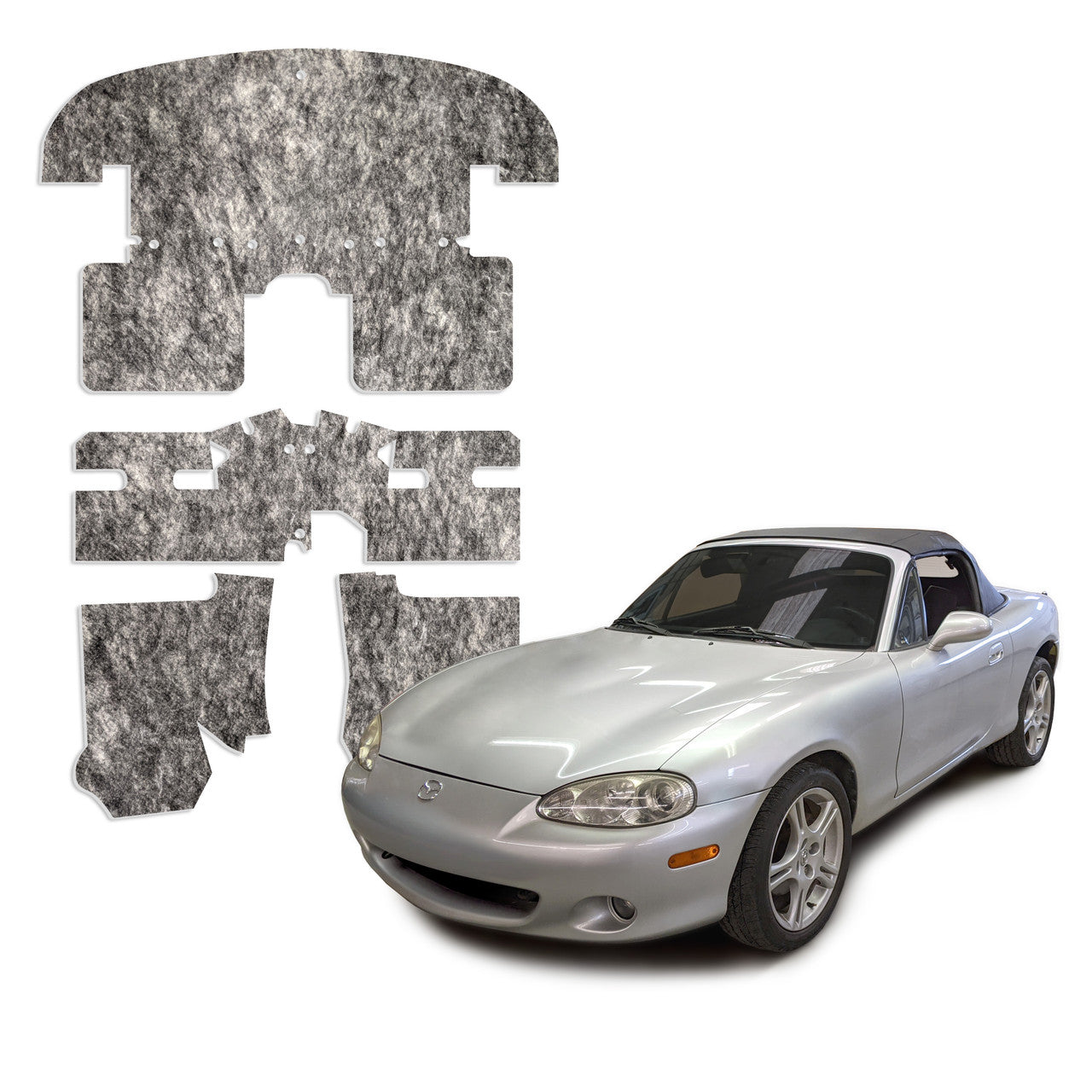 DEI 50295 Термо-акустичний комплект салону для MAZDA MX-5 1990-2005 Photo-1