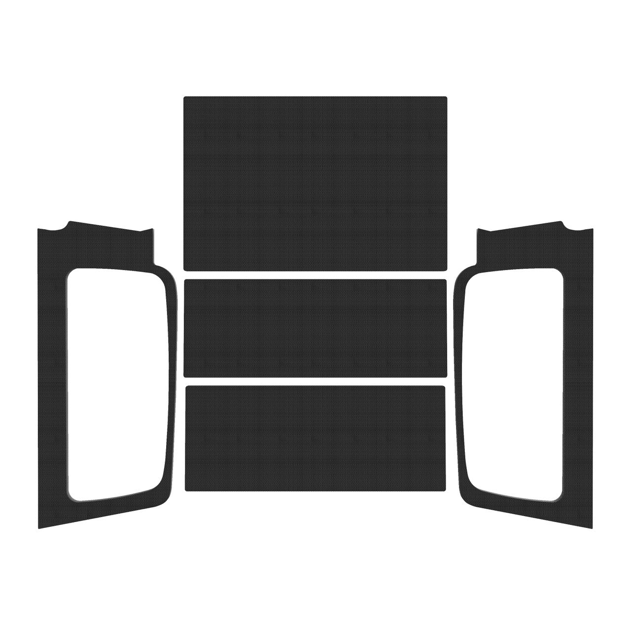 DEI 50601 Повний комплект обшивки для JEEP Wrangler LJ 2004-2006 (Оригінальна обробка) чорний Photo-1