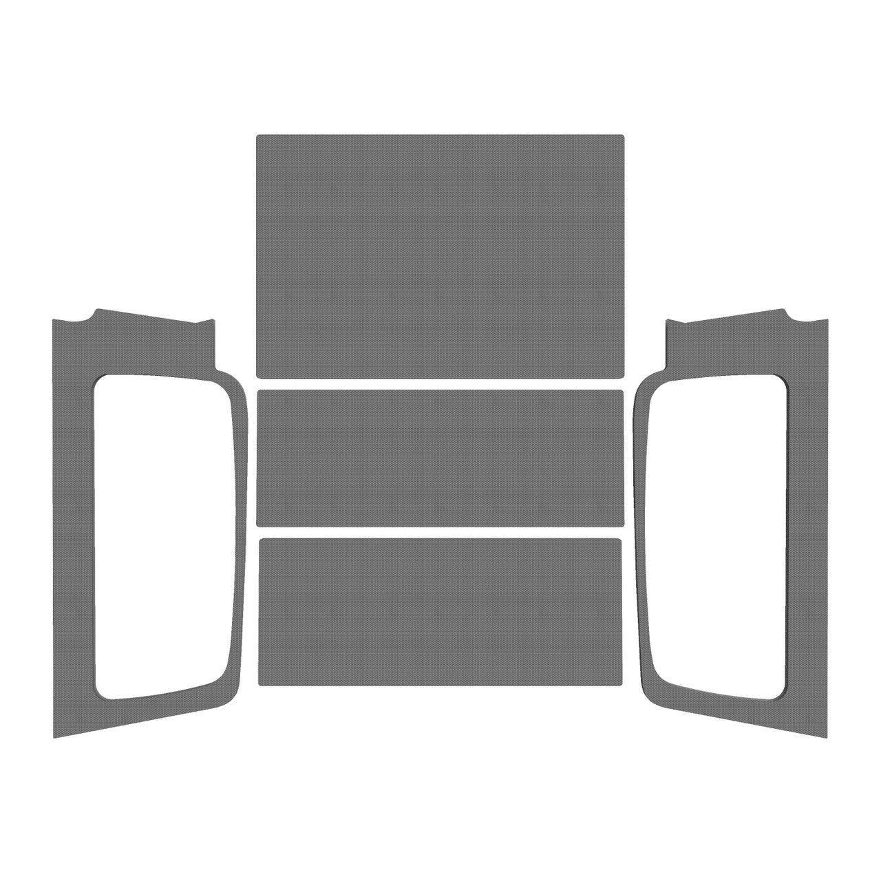 DEI 50603 Повний комплект обшивки для JEEP Wrangler LJ 2004-2006 (Оригінальна обробка) сірий Photo-1