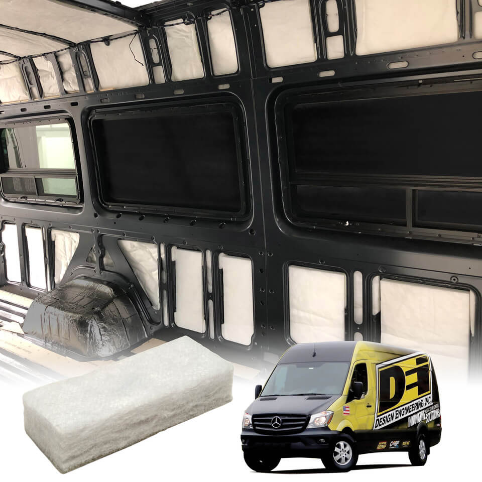 Design Engineering (DEI) 51102 Комплект для ізоляції підлоги для MERCEDES Sprinter Van 170in EXT 2007+ Photo-1 