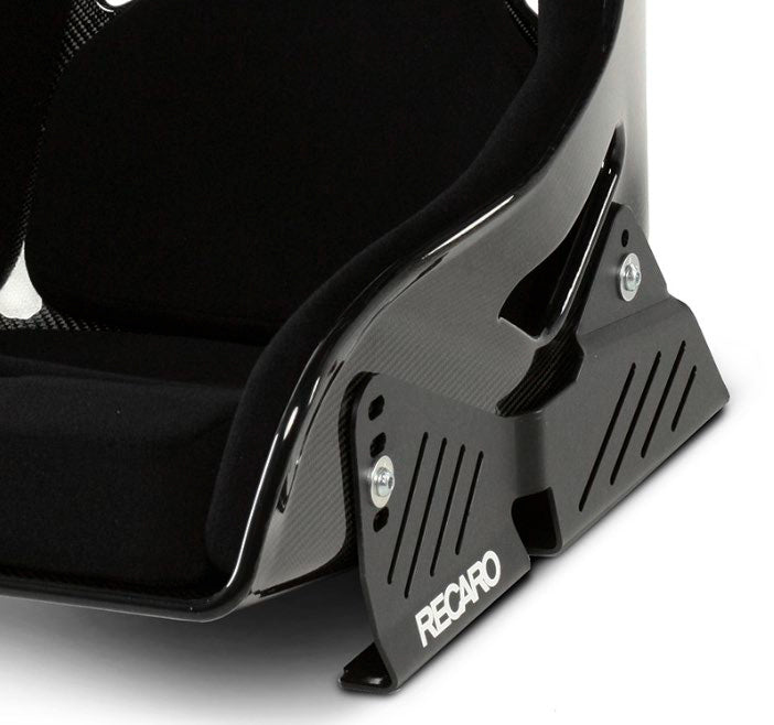 RECARO 078.32.2B21 Гоночне сидіння Podium CF праве (ABE / FIA 8855-1999) SAB Чорний велюр, Розмір L Photo-3