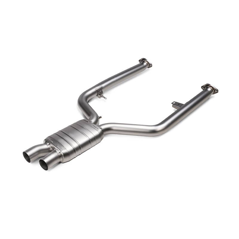 AKRAPOVIC E-BM/SS/9 Лінк-пайпи Evolution (нержавіюча сталь) подовжені для BMW M2 (G87) / M3 (G80/G81) / M4 (G82/G83) 2021-2024 Photo-0