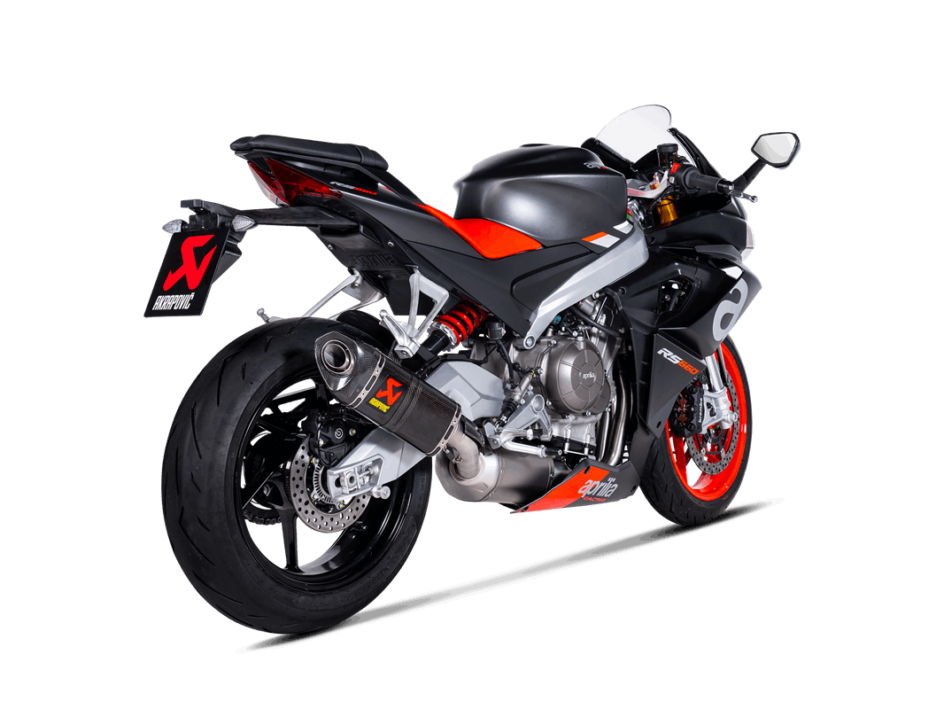 AKRAPOVIC S-A6R4 - Hapc Вихлопна система Racing Line (Carbon) APRILIA RS 660 2021 (з каталізатором) Photo-2