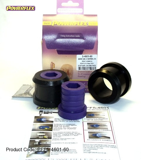 POWERFLEX PFF5-4601-60 Втулка переднього важеля x2 для BMW Z4 Coupe/Roadster (2002 - ) Photo-0