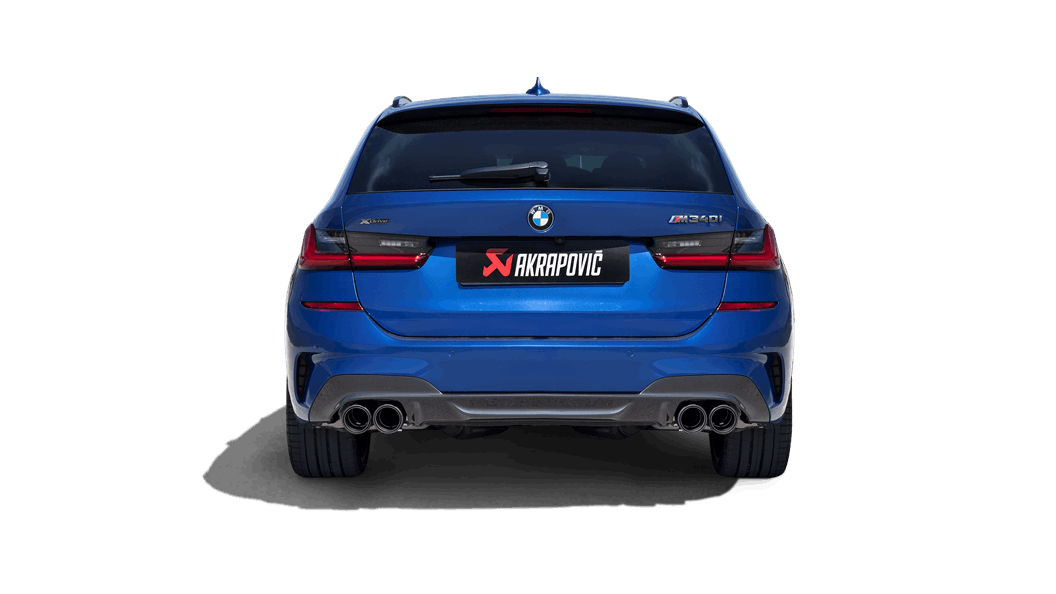 AKRAPOVIC S-BM/T/30H Вихлопна система Slip-On Line (титан) для BMW M340I (G20/G21) / M440I (G22/G23) 2020-2024 Photo-1