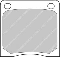 FERODO FCP39C Передні гальмівні колодки FER4003 для HONDA Civic 1.5i 1976- Photo-0